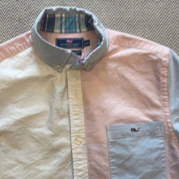 Vineyard Vines Mens Cotton Long Sleeve Button Up Shirt - Picture 2 of 5